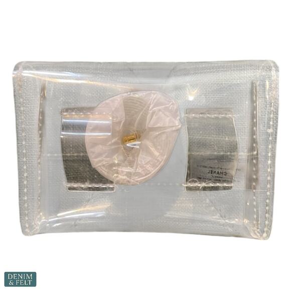 Chanel Makeup Clear Mini Belt Bag Transparent PVC Pouch Bum Bag Rare ~ NEW!! - Picture 3 of 14